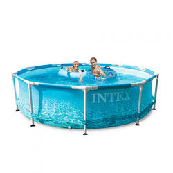 10FT X 30IN BEACHSIDE METAL FRAME POOL SET