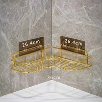 Gold Shelf Storage Rack