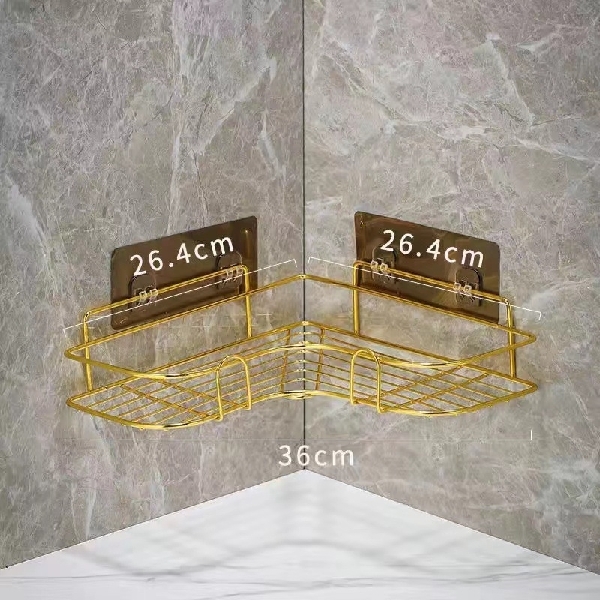 Gold Shelf Storage Rack