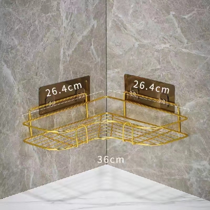 Gold Shelf Storage Rack