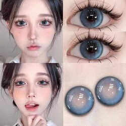 Milandiary 6 Months Contact Lens Degree 0.00 14.5mm (Crystal Blue)