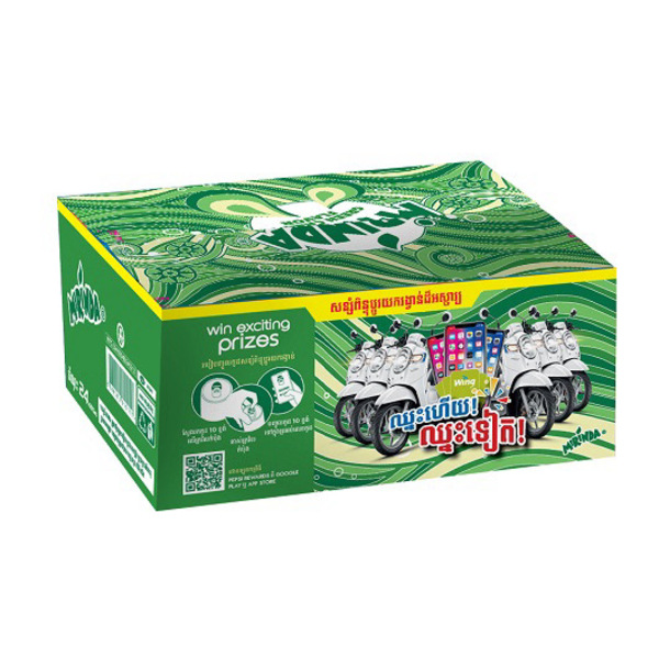 Mirinda Green Sleek Can 330ml - 24 Cans 