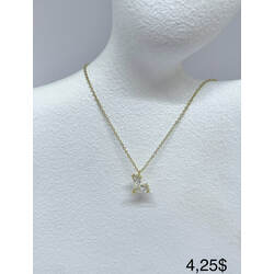  Heart Gem Pendant Necklace 