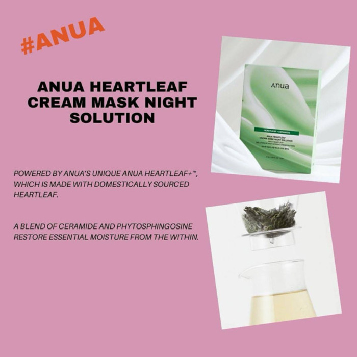 [ANUA] HEARTLEAF CREAM MASK NIGHT SOLUTION 