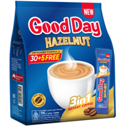 Good Day Hazelnut 3in1 (1 Bag x 35 Sticks x 20g)