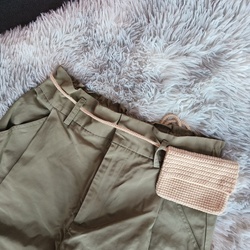 Handmade Crochet Mini Pouch Belt