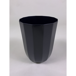 Polygonal Dustbin - Black