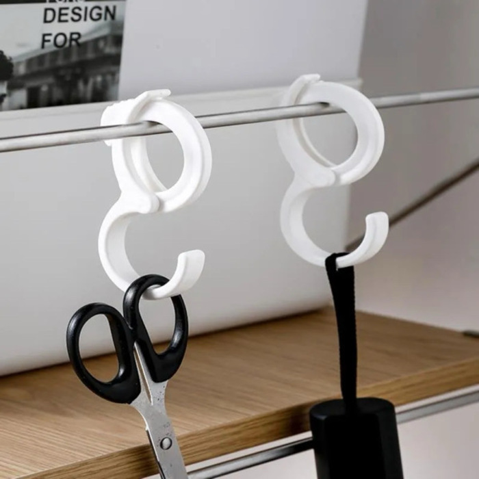 5PCS S-Shaped Card Position Hook