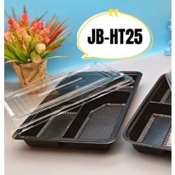 4 Trays Rice Box HT25 - Black