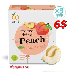 Freeze-dried Peach