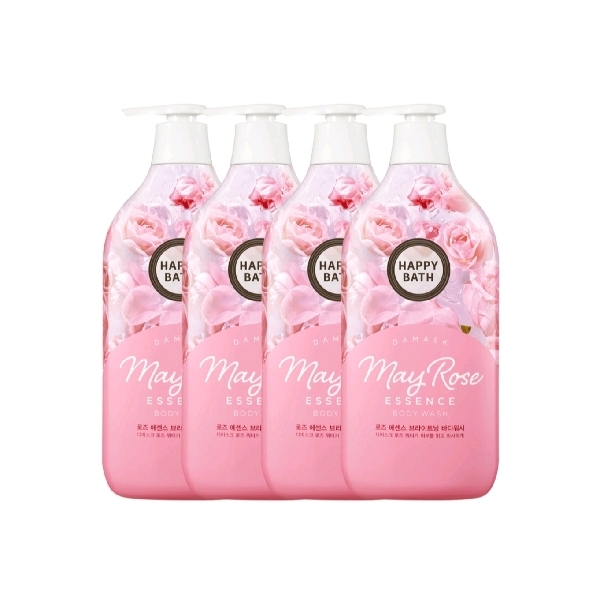 សាប៊ូដុសខ្លួន Happy Bath May Rose Shower