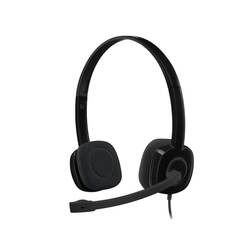 Logitech H151 Stereo Headset Black 