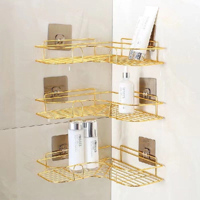 Gold Shelf Storage Rack