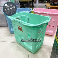 Rectangular Basket with Wheels #849