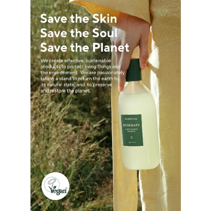 Aromatica Rosemary Scalp Scaling Shampoo/សាប៊ូកក់សក់