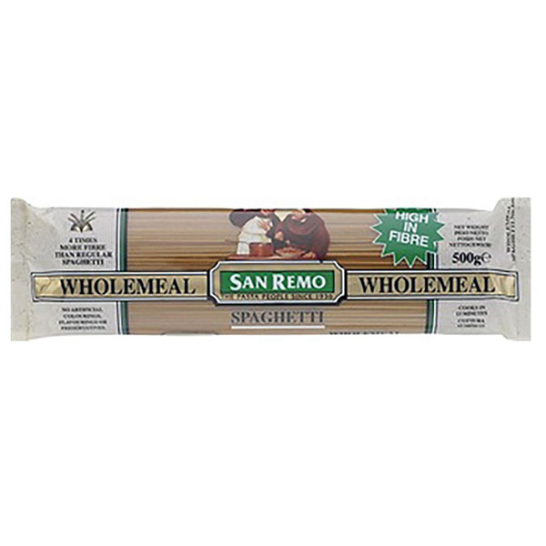 San Remo Whole Meal Spaghetti-500g