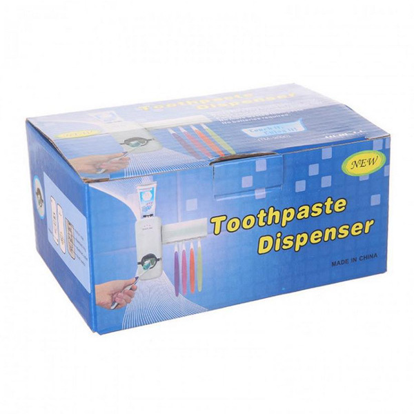 Brushes Holder + Toothpaste Dispenser