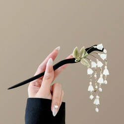 Lily of the Valley Tassel Hairpin