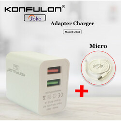 KONFULON JK63 2.1A Charger + Cable