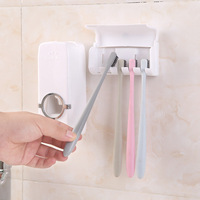 Brushes Holder + Toothpaste Dispenser