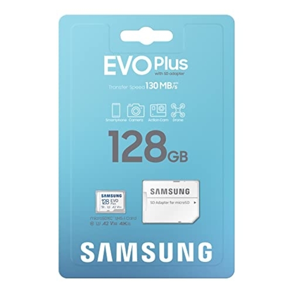 Samsung 128GB EVO Plus Micro SDXC with Adapter