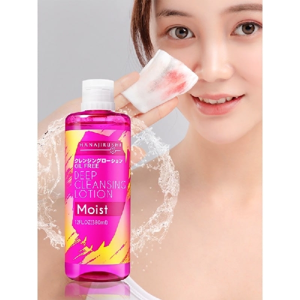 Hanajirushi Deep Cleansing Lotion Moist 380ml