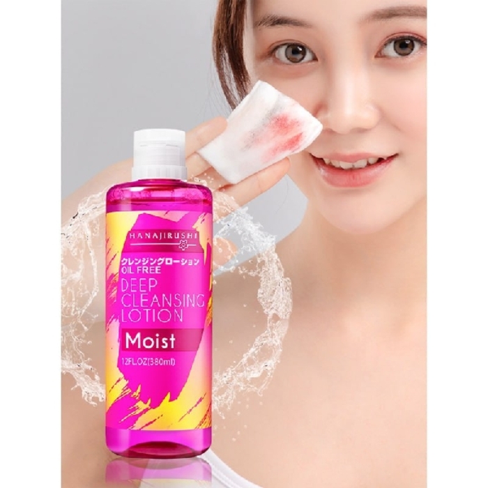 Hanajirushi Deep Cleansing Lotion Moist 380ml