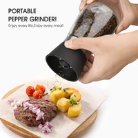 Pepper Grinder Glass Seasoning Bottle 