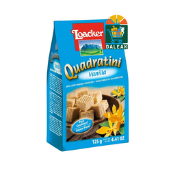 LOACKER QUADRATINI VANILLA COOKIE-125G