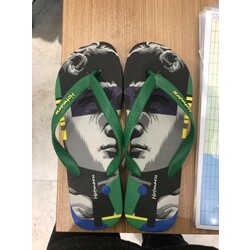 Hotmarzz Moai Green Flip Flop