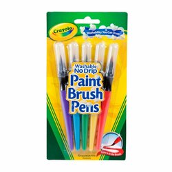 Crayola PAINT BRUSH PENS 5CT