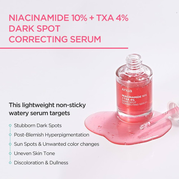 Anua Niacinamide 10%+ txa 4% Dark Spot Correcting Serum 30ml