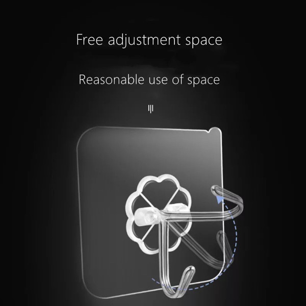 Transparent Hooks 10PCS