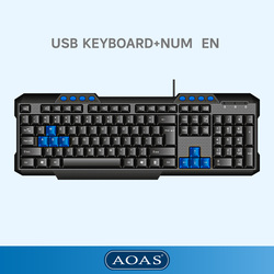 WT-FC536 USB Keyboard+Num  EN 