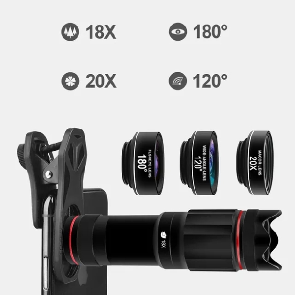 កែវ Zoom ប្រើគ្រប់ប្រភេទទូរសព្ទ