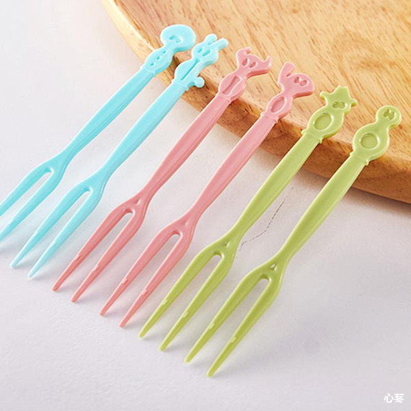 Plastic Little Desserts Fork 50PCS 