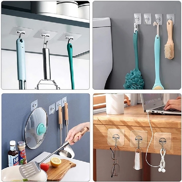 6PCS Door Wall Hanger Hook
