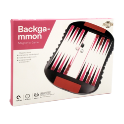 Backgammon Non-Folding Magnet 20x16cm Travel Edition