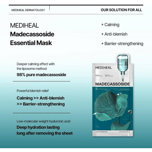 MEDIHEAL Madecassoside Essential Mask Blemish Repair 