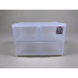SANKA Desktop Drawers Wide 2S+1L - Clear