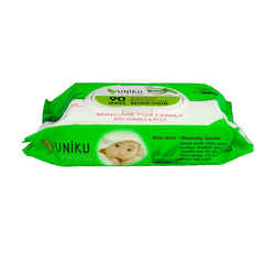 YUNIKU Baby Wet Wipe Aloe Vera 90's