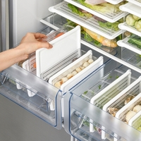 Transparent Plastic Refrigerator Storage 1100ml 