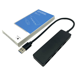 PS-00248 USB HUB 3.0 to 4 USB Ports / Black / 1PC