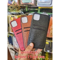 សំបកស្បែកដាក់កាតបានពីរ iPhone 11 Pro Max