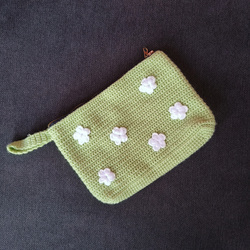 Handmade Crochet Cosmetics Bag (Available in Other Colors)