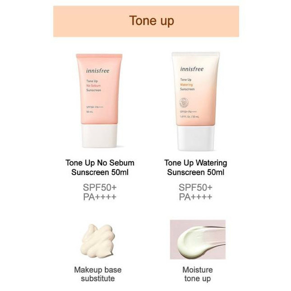 innisfree No Sebum Tone Up Sunscreen VTENH