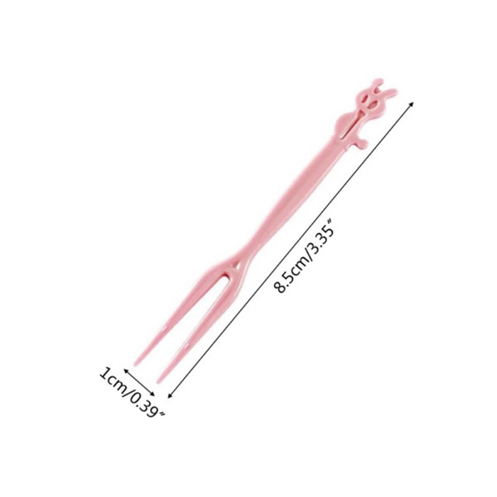 Plastic Little Desserts Fork 50PCS 