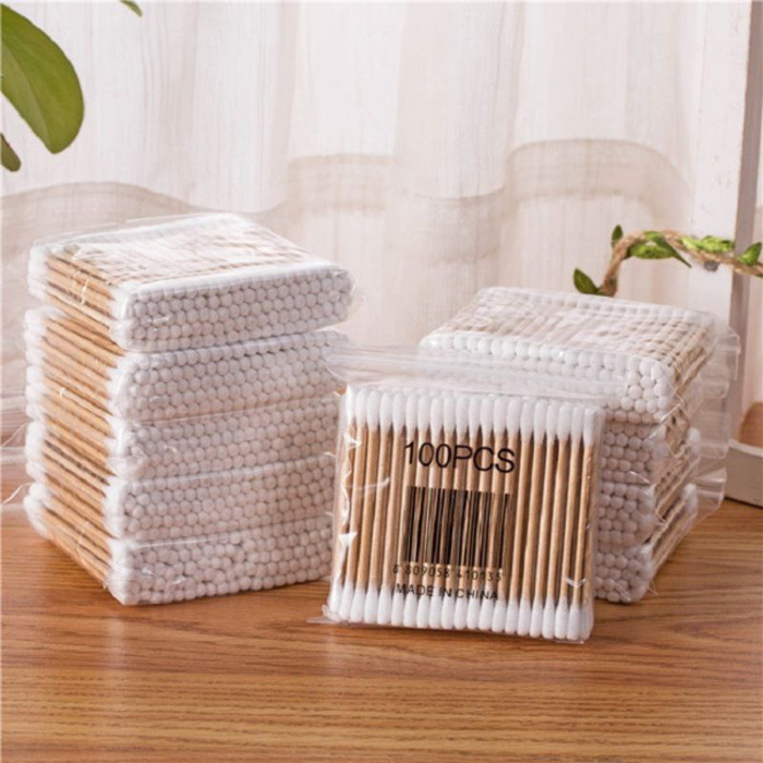 100PCS Disposable Cotton Swab 4PCS/Pack