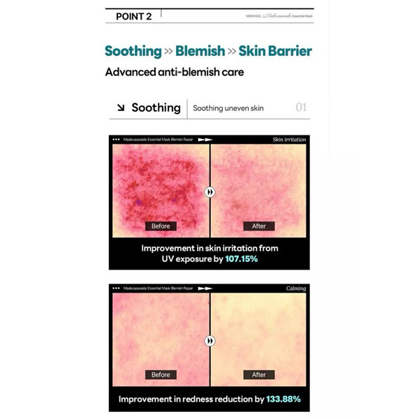 MEDIHEAL Madecassoside Essential Mask Blemish Repair 