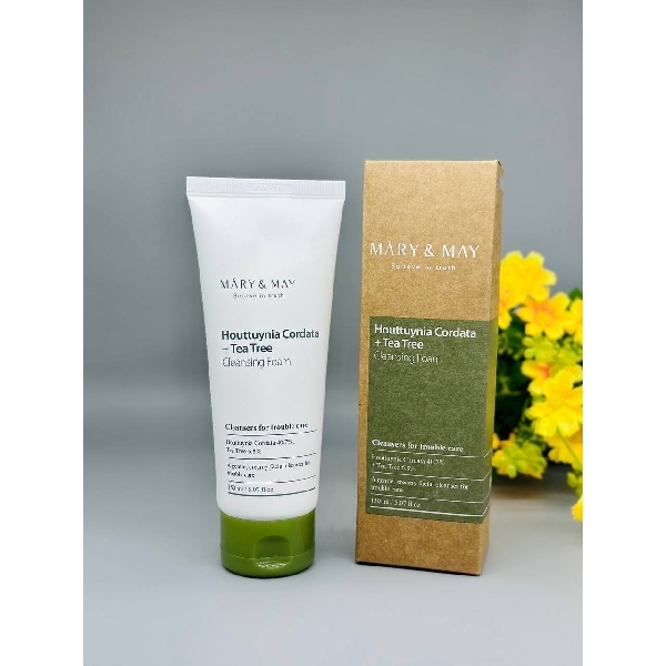 MARY&MAY Houttuynia Chordata + Tea Tree Cleansing Foam